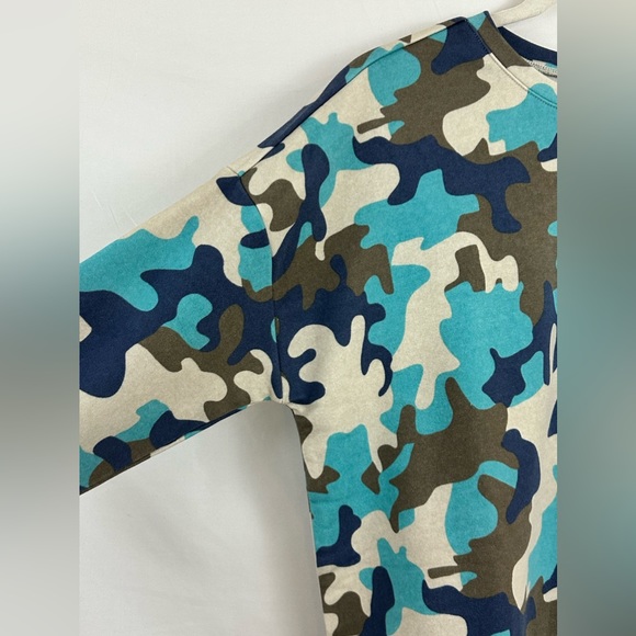 G.I.L.I. Drop Sleeve Crew Neck Long Sleeve Sweatshirt XS - Picture 2 of 5